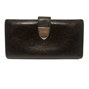 🗝️Vintage🗝️ GUCCI GG Guccissima Bifold Long Wallet